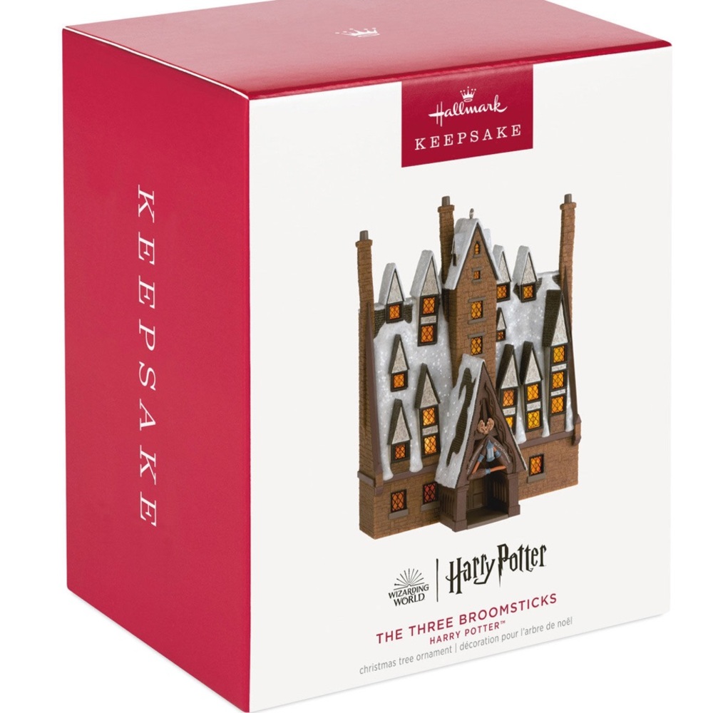 NWT HALLMARK KEEPSAKE HARRY POTTER THREE BROOMSTICKS ornament